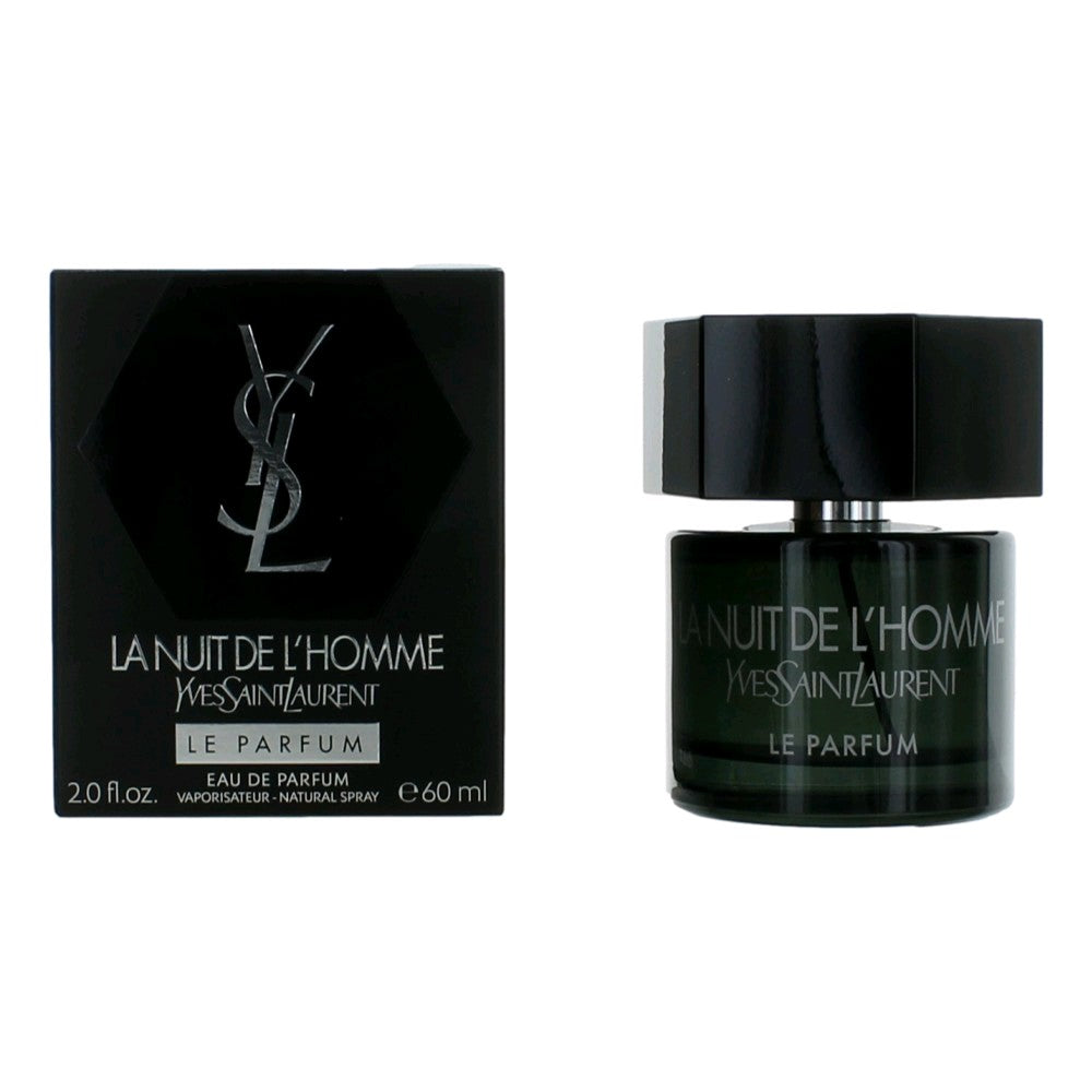 Bottle of La Nuit De L'Homme Le Parfum by Yves Saint Laurent, 2 oz Eau de Parfum Spray for Men